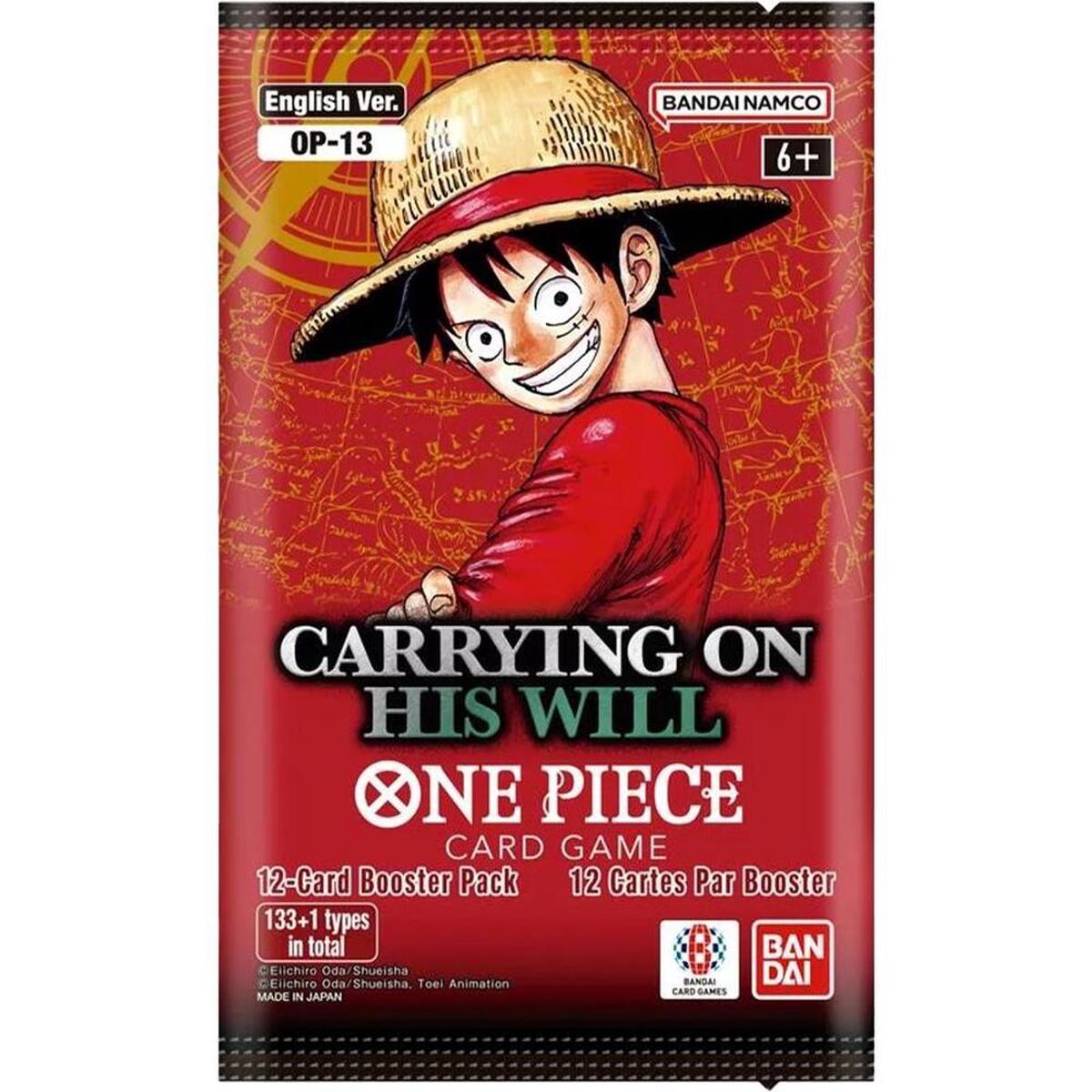 "One Piece Card Game" CARRYING ON HIS WILL - Booster Pack (OP-13)