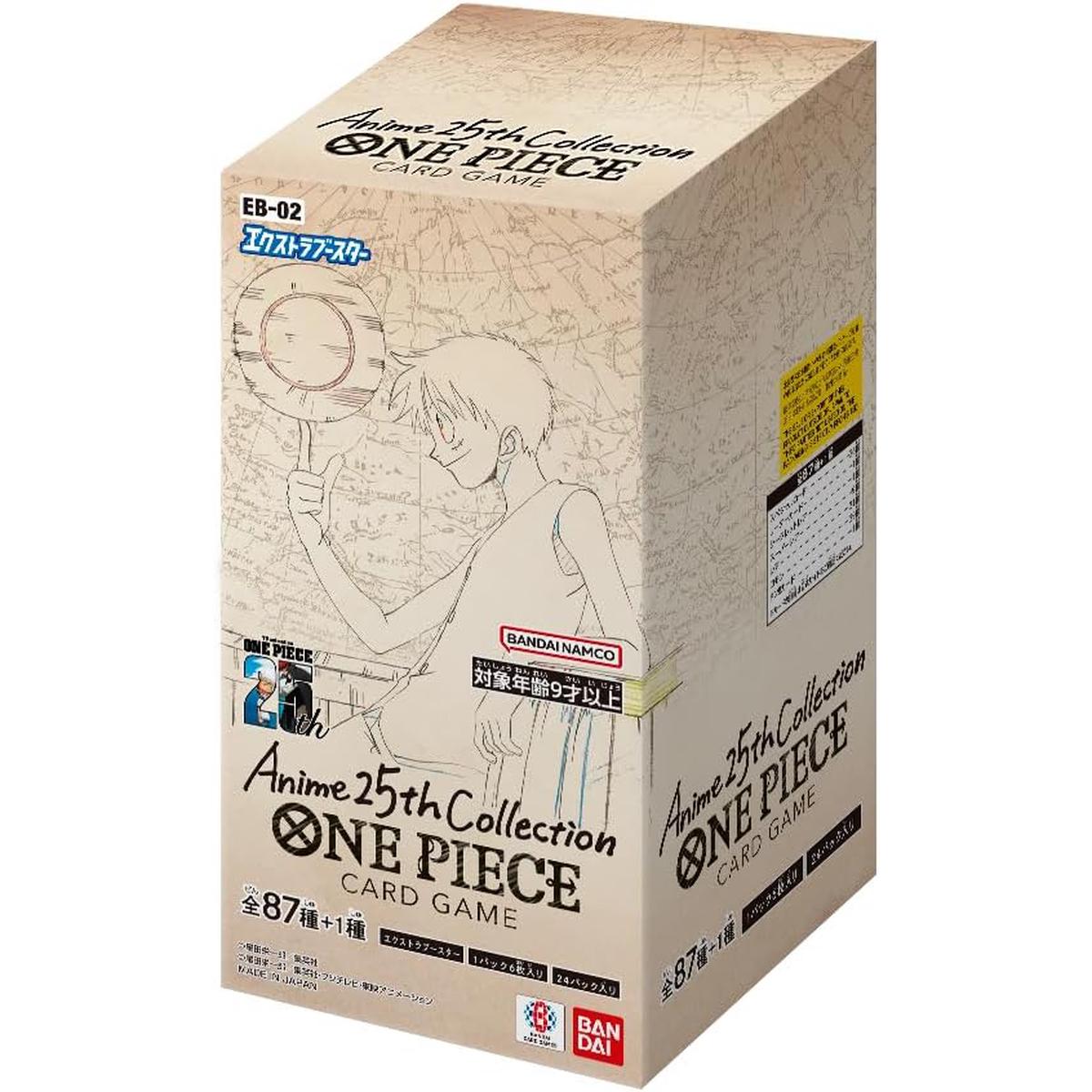ONE PIECE CARD GAME Extra Booster Anime 25th collection Box