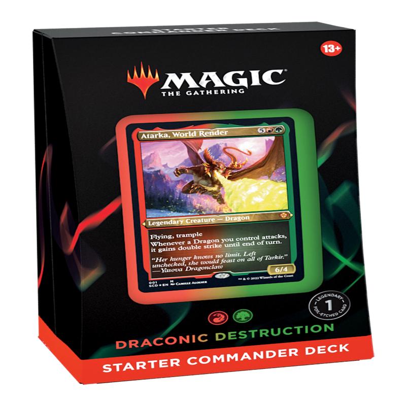 Magic the Gathering CCG: Starter Commander Decks - Draconic Destruction