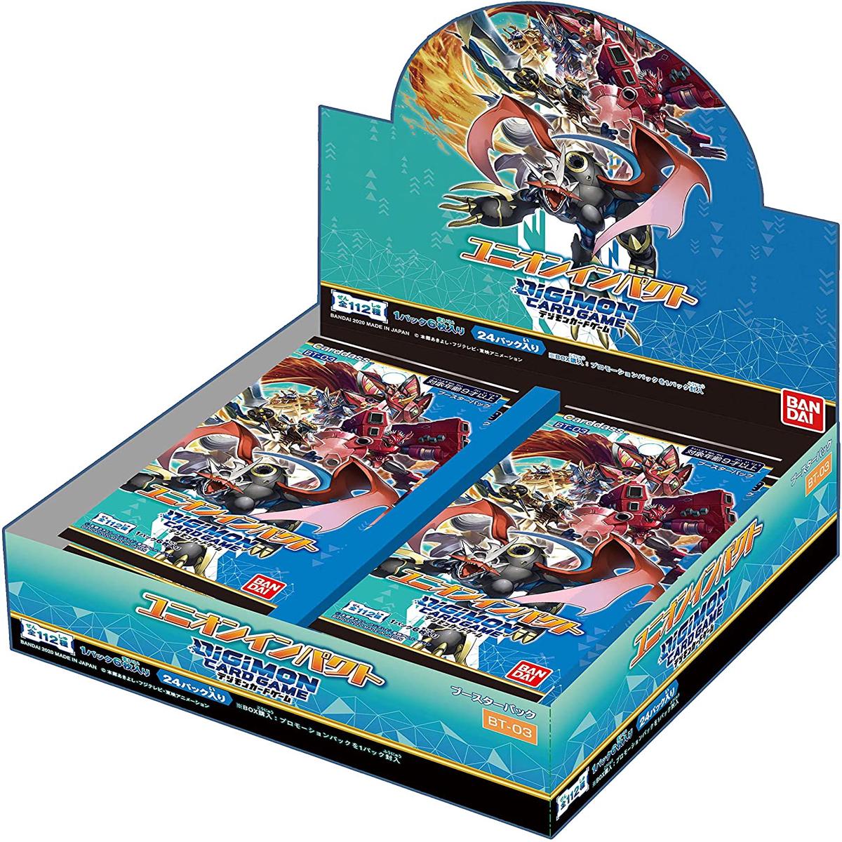 DIGIMON CARD GAME [BT-03] UNION IMPACT - Box