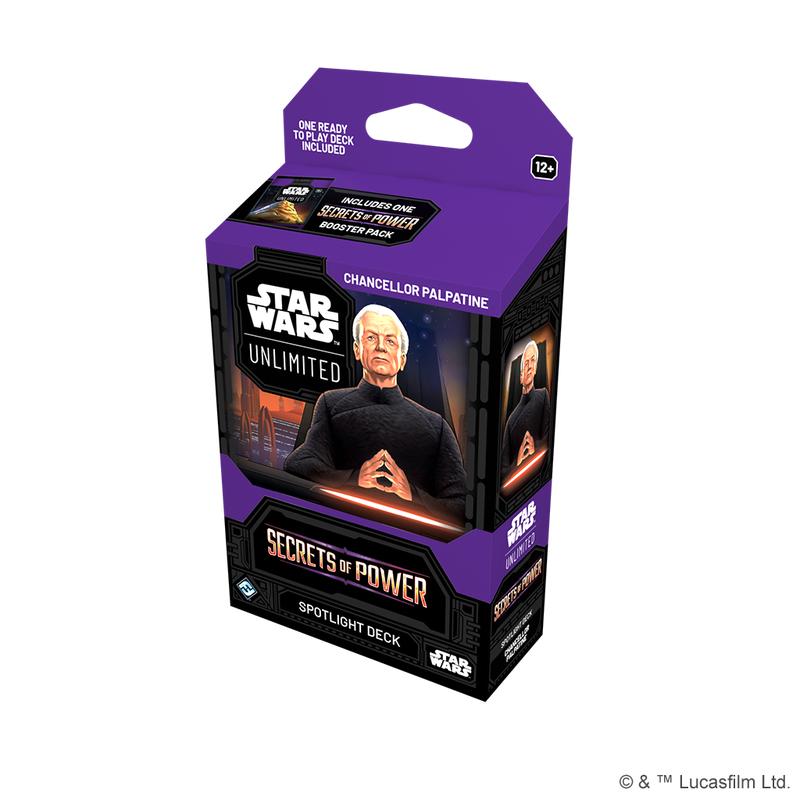 Star Wars: Unlimited  Secrets of Power: Spotlight Deck - Chancellor Palpatine