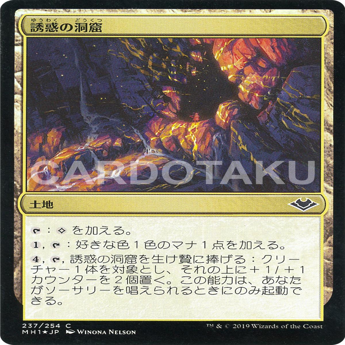 MAGIC: THE GATHERING [Foil] MH1 237/254 C Cave of Temptation
