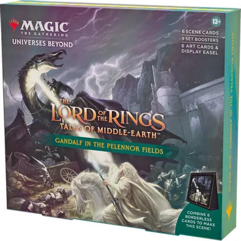 Magic the Gathering CCG: The Lord of the Rings Tales of Middle-Earth Scene Display - Gandalf in the Plennor Fields