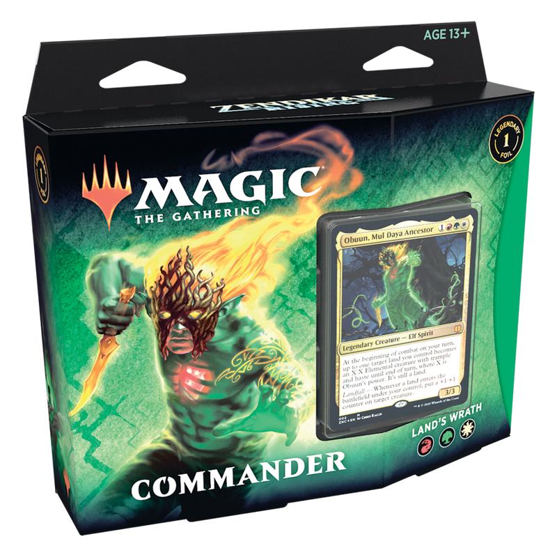 Magic the Gathering CCG: Zendikar Rising Commander Deck - Land's Wrath