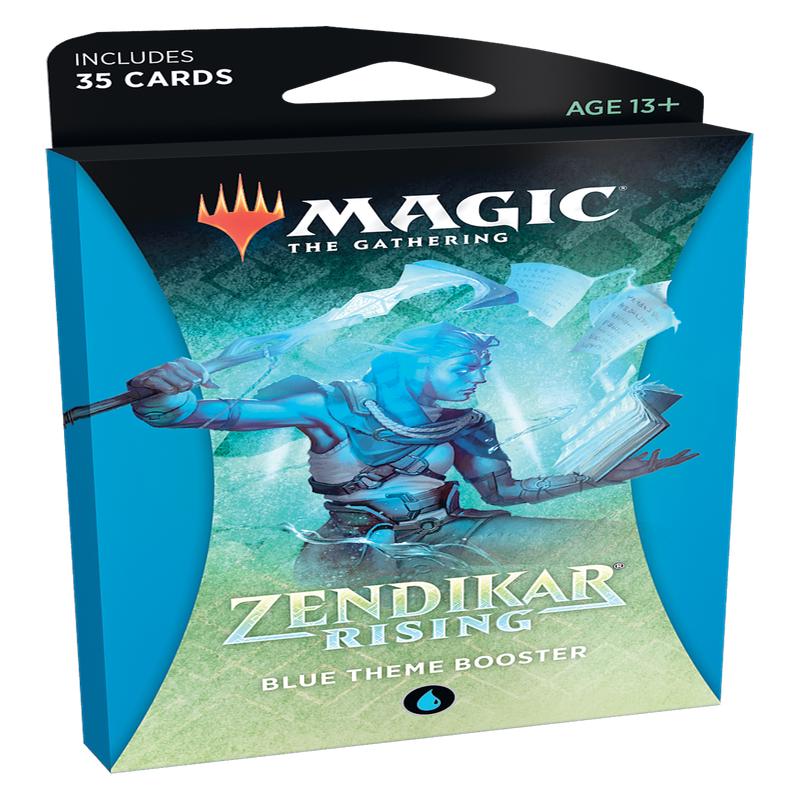 Magic the Gathering CCG: Zendikar Rising Theme Booster - Blue