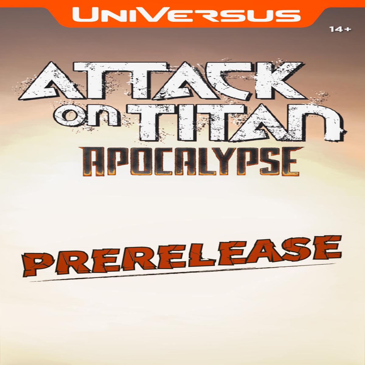 ATTACK ON TITAN APOCALYPSE PRE-RELEASE EVENT KIT