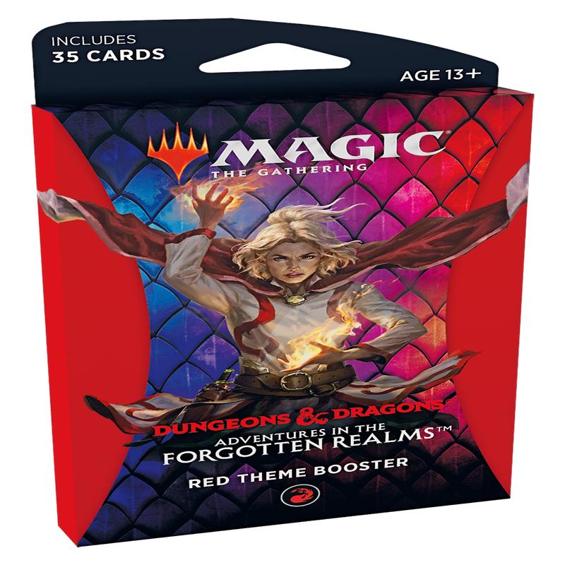 Magic the Gathering CCG: Adventures in the Forgotten Realms Theme Booster - Red