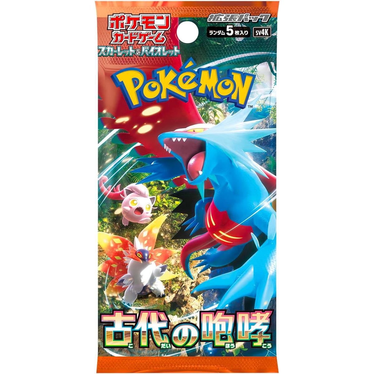 [sv4K] POKMON CARD GAME SCARLET & VIOLET Expansion pack Ancient Roar Booster pack