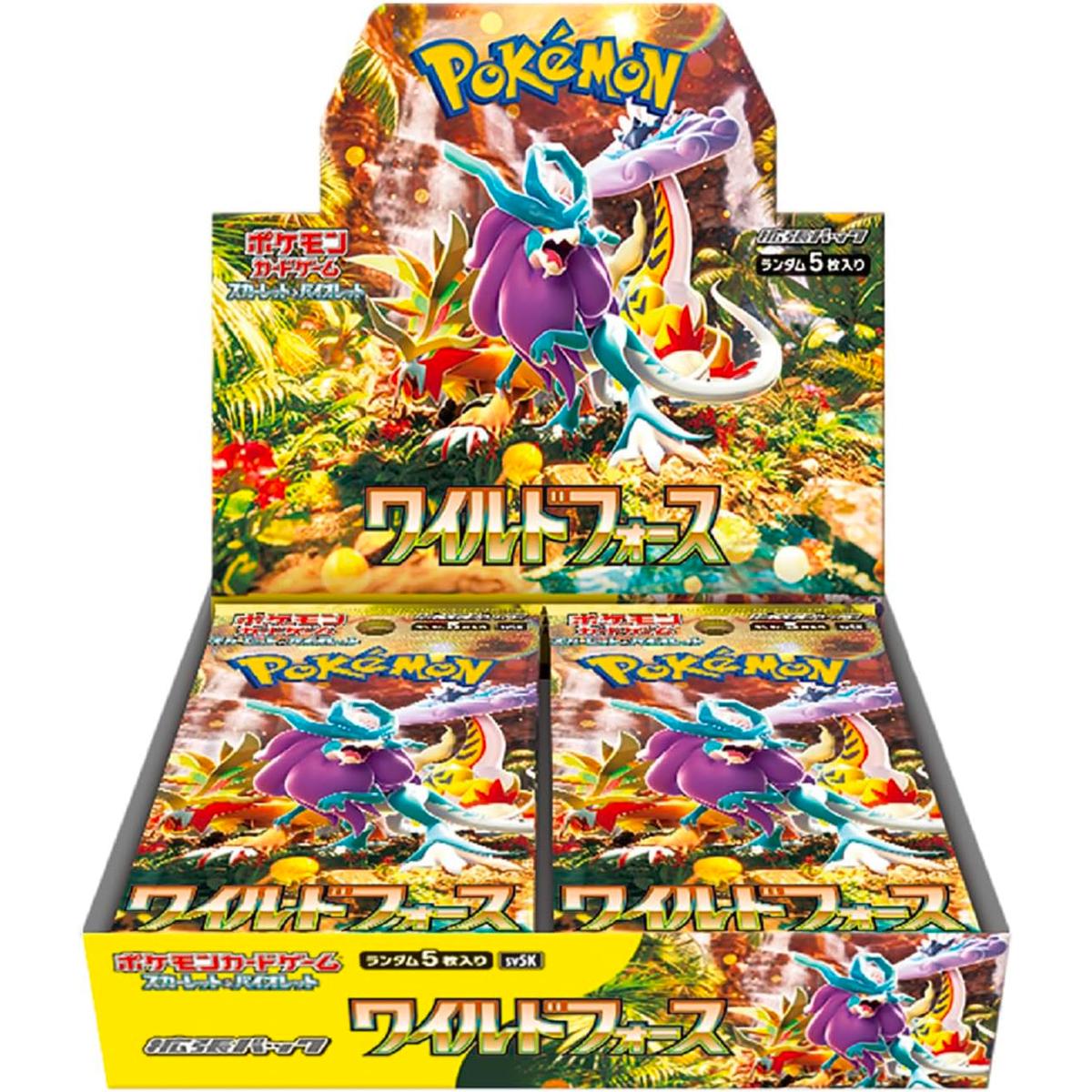 [sv5K] POKMON CARD GAME SCARLET & VIOLET Expansion pack Wild Force Box