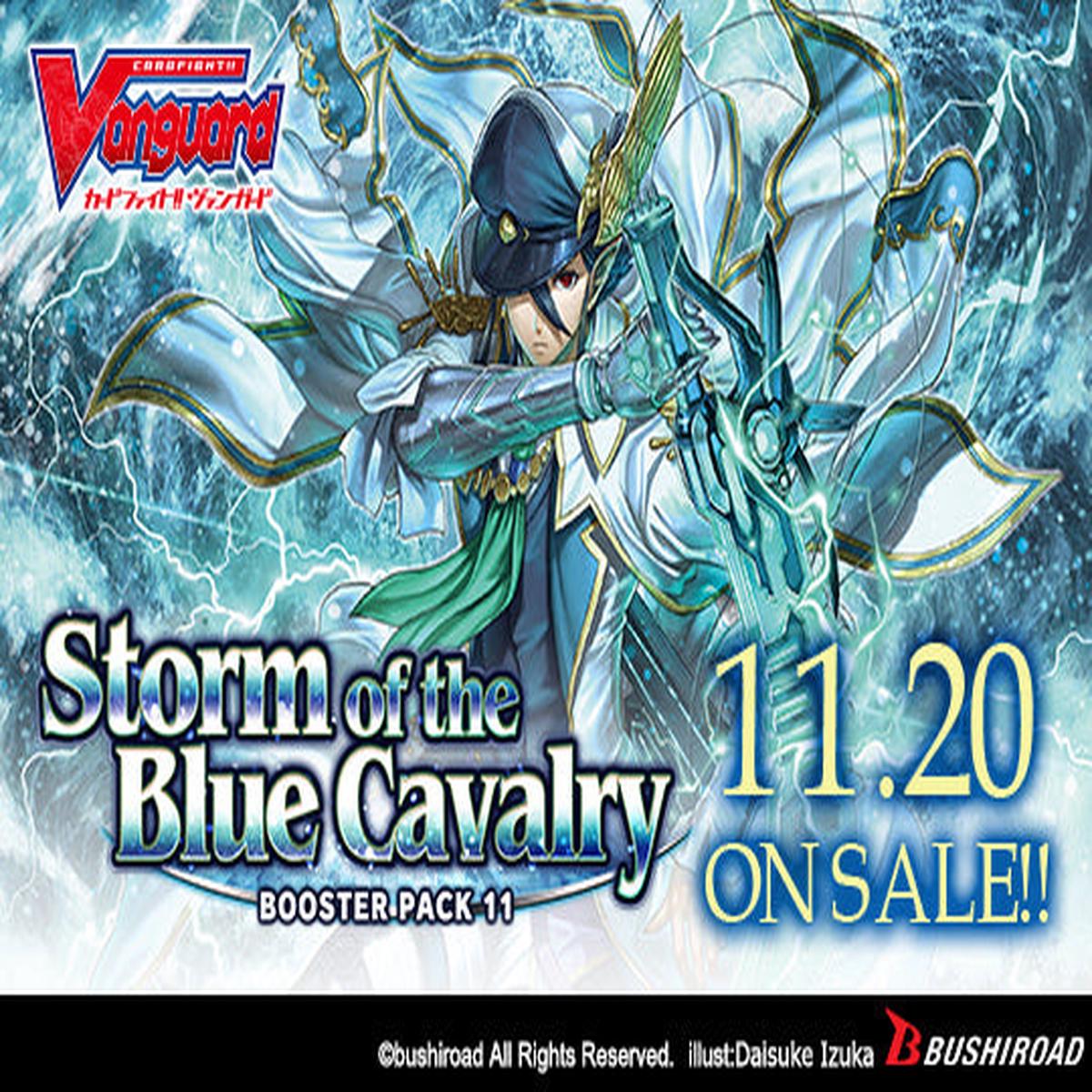 Cardfight!! Vanguard Booster Pack Vol. 11: Storm of the Blue Cavalry - English Edition TCG