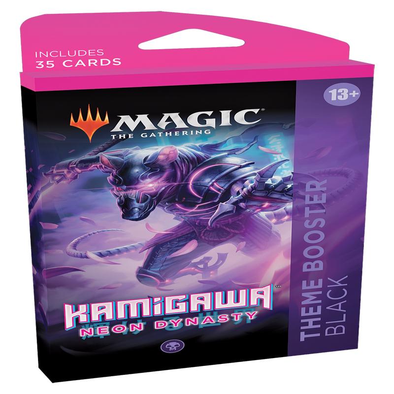 Magic the Gathering CCG: Kamigawa Neon Dynasty Theme Booster - Black
