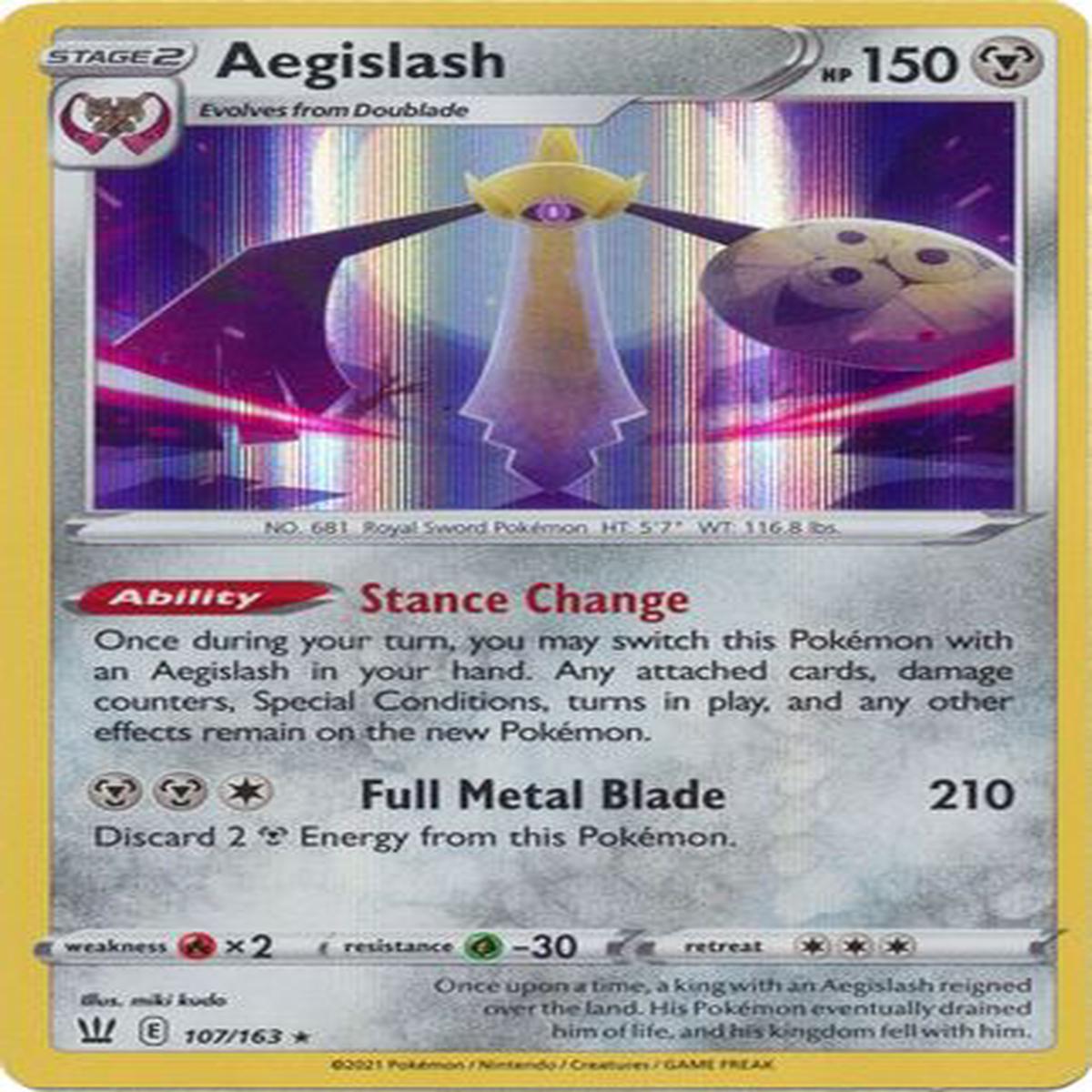 Aegislash 107/163-Holo