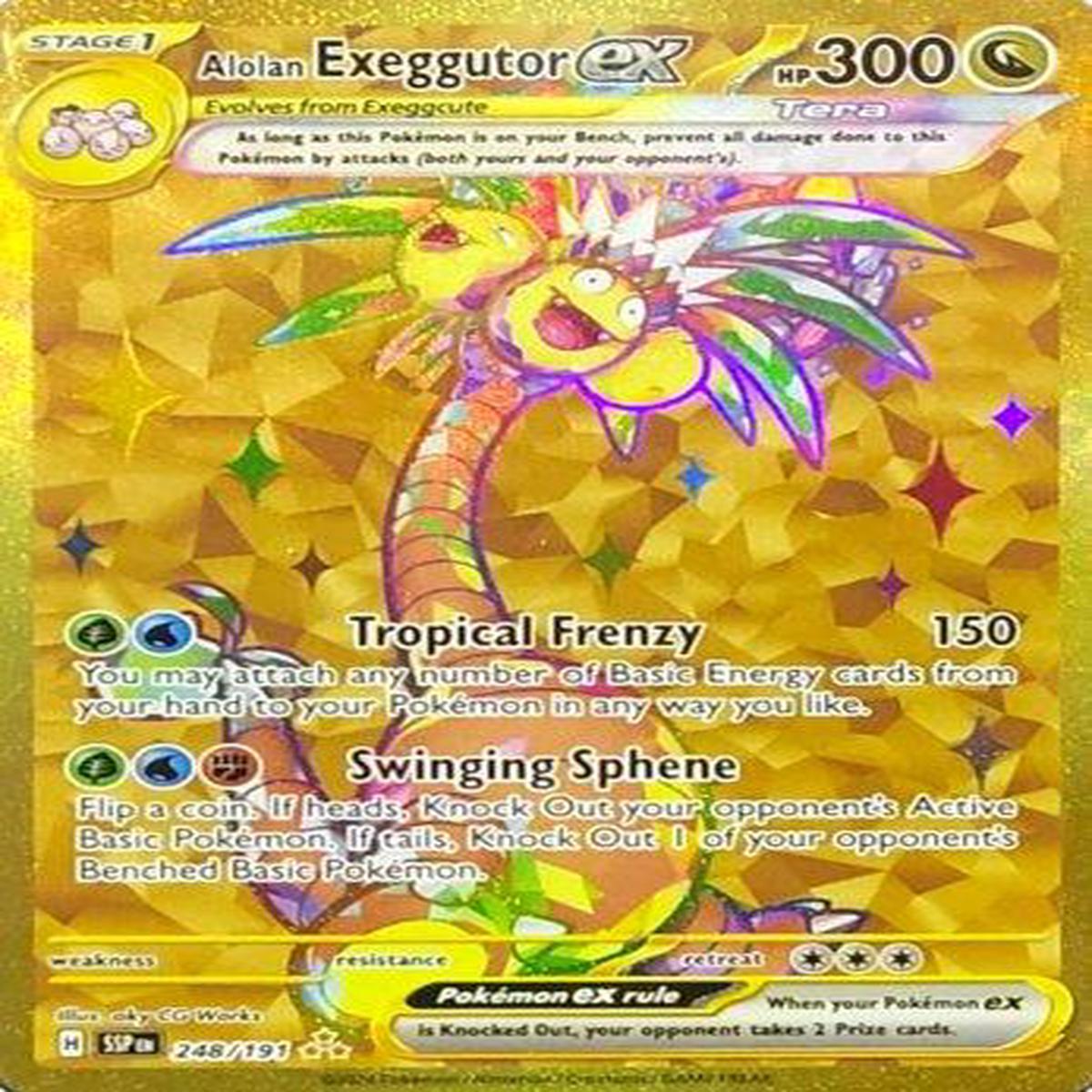 Alolan Exeggutor ex 248/191 - Hyper Rare (ESPAOL)
