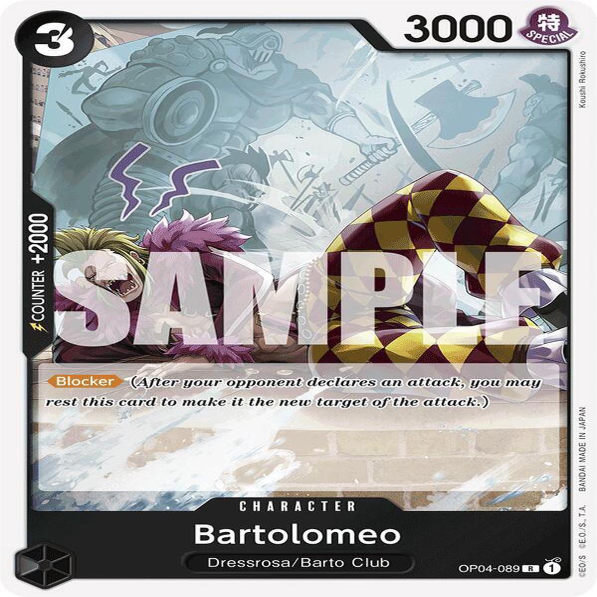 Bartolomeo - OP04-089 - The Best Reprint - Rare