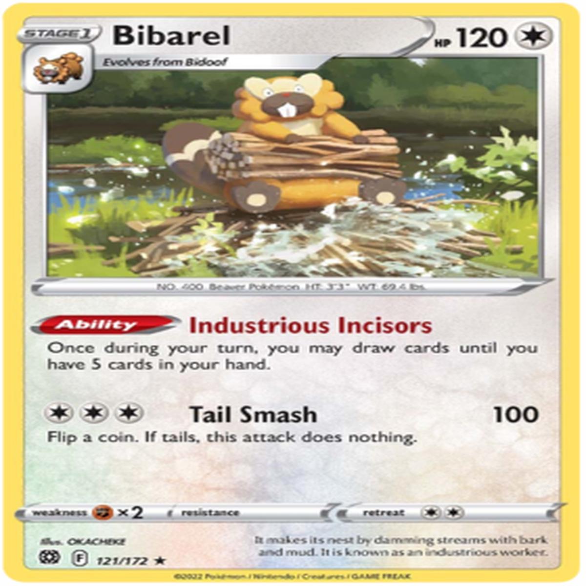 Bibarel 121/172 Reverse Holo