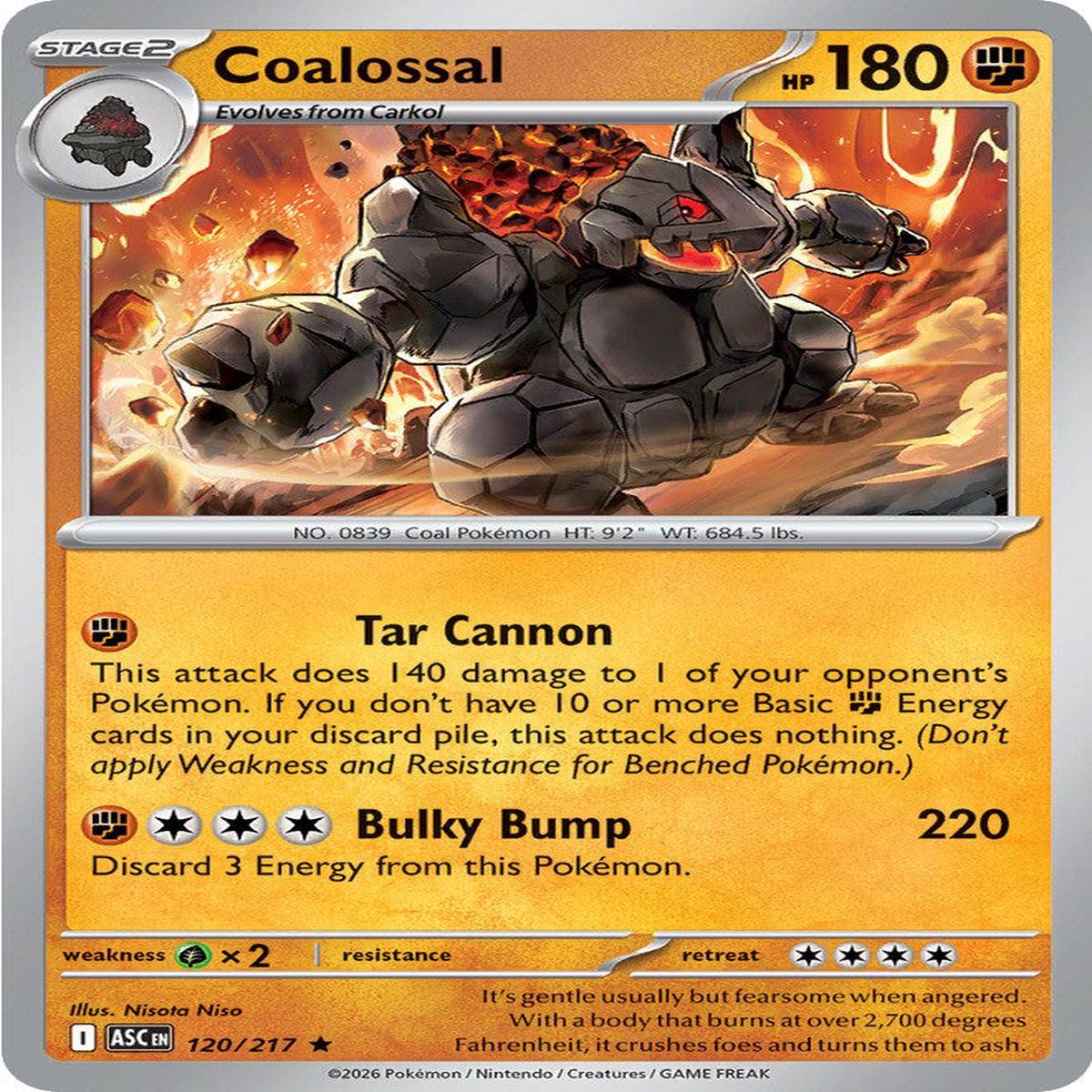 Coalossal 120/217 - Rare