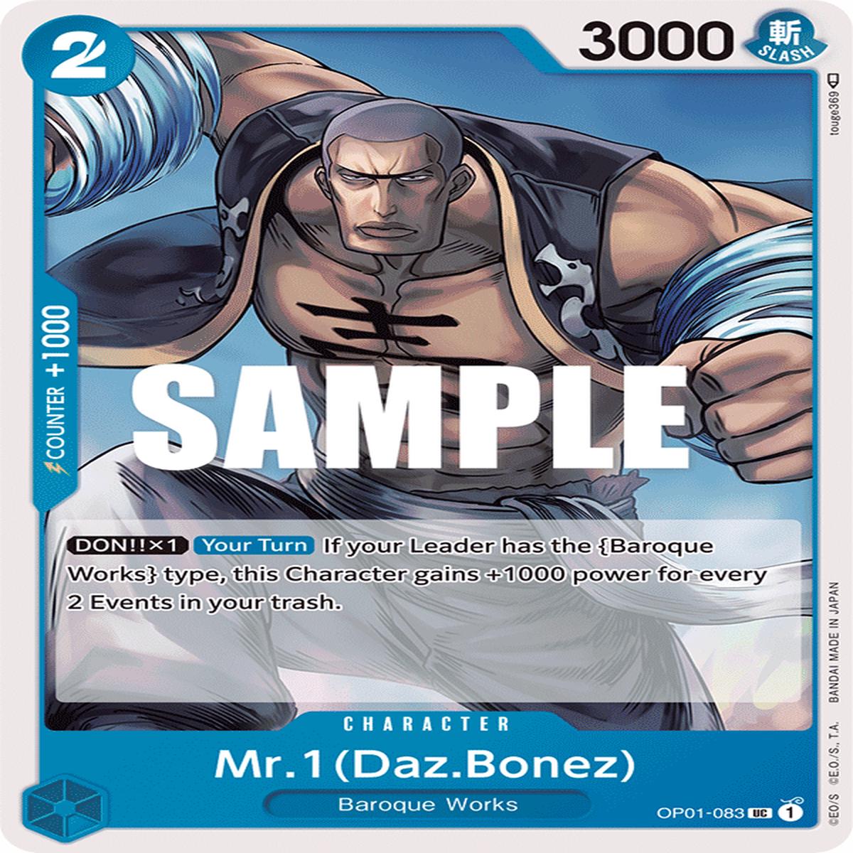 Mr.1 (Daz Bonez) OP-01-083