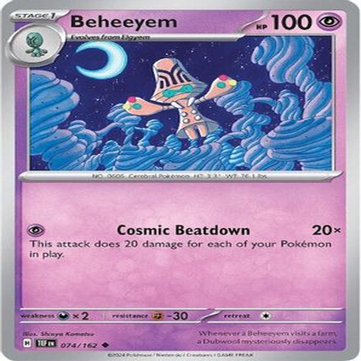 Beheeyem 074/162 - Uncommon