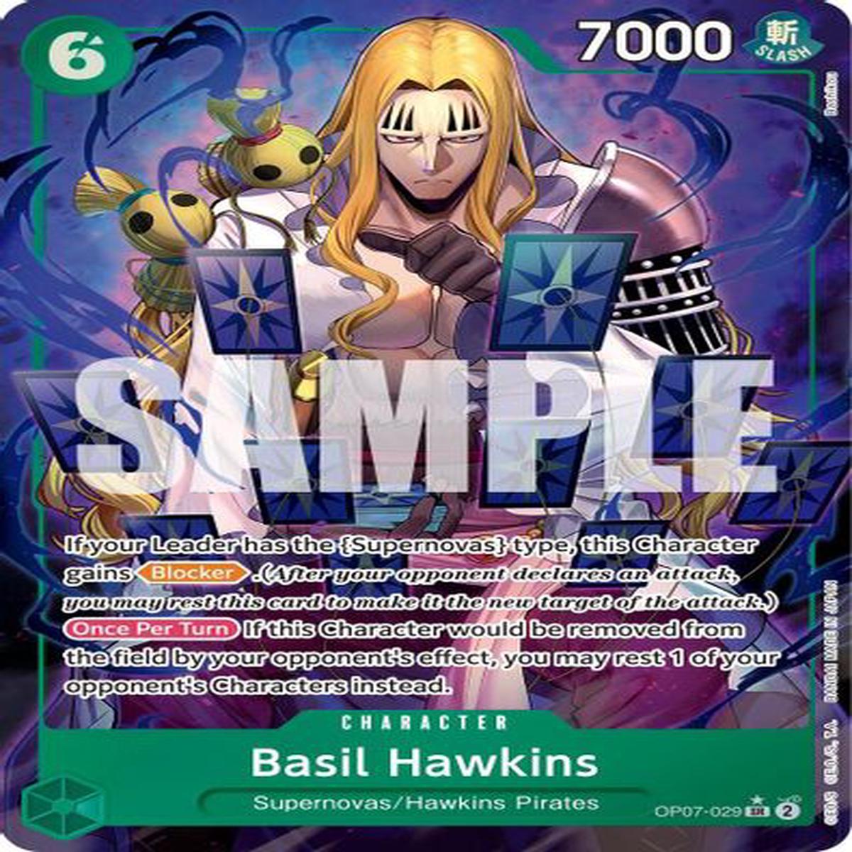 Basil Hawkins (Parallel) OP07-029 - Super Rare