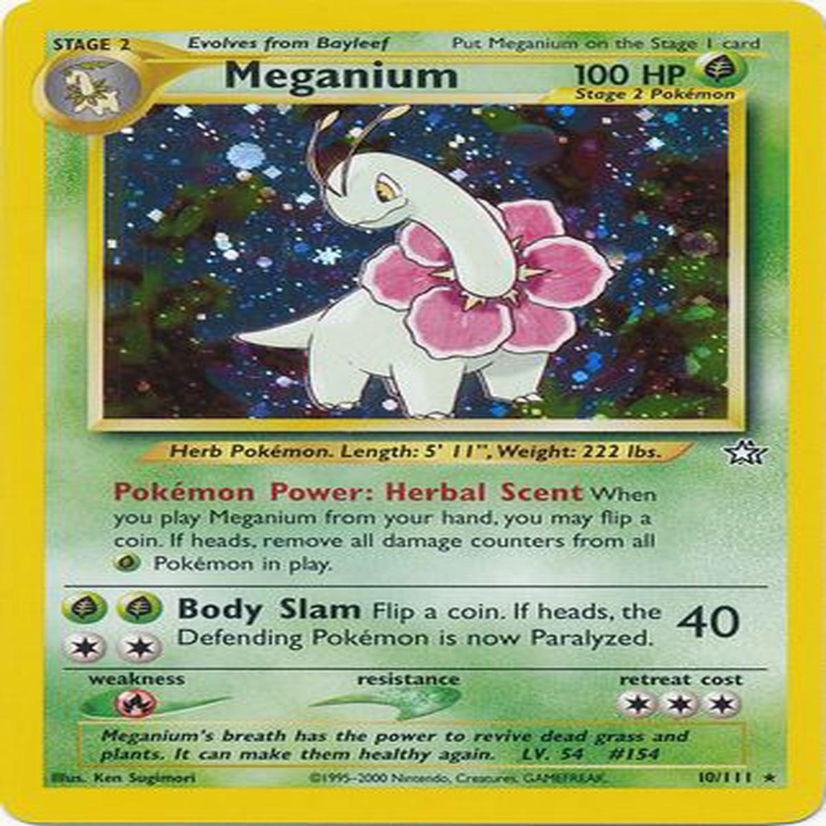 Meganium 10/111 - Holo - Near Mint