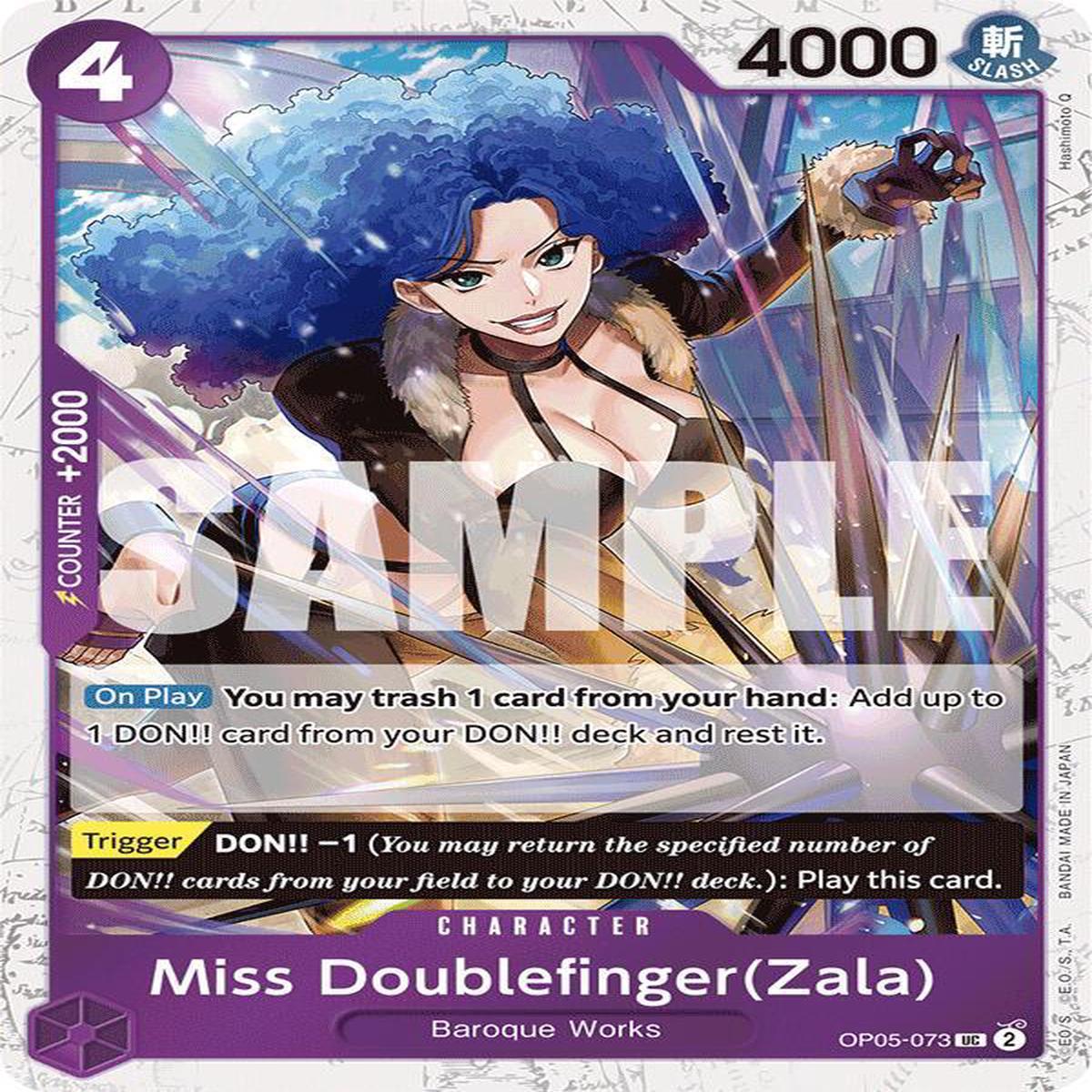 Miss Doublefinger(Zala) - OP05-073 - Pirate Flag Foil - Uncommon
