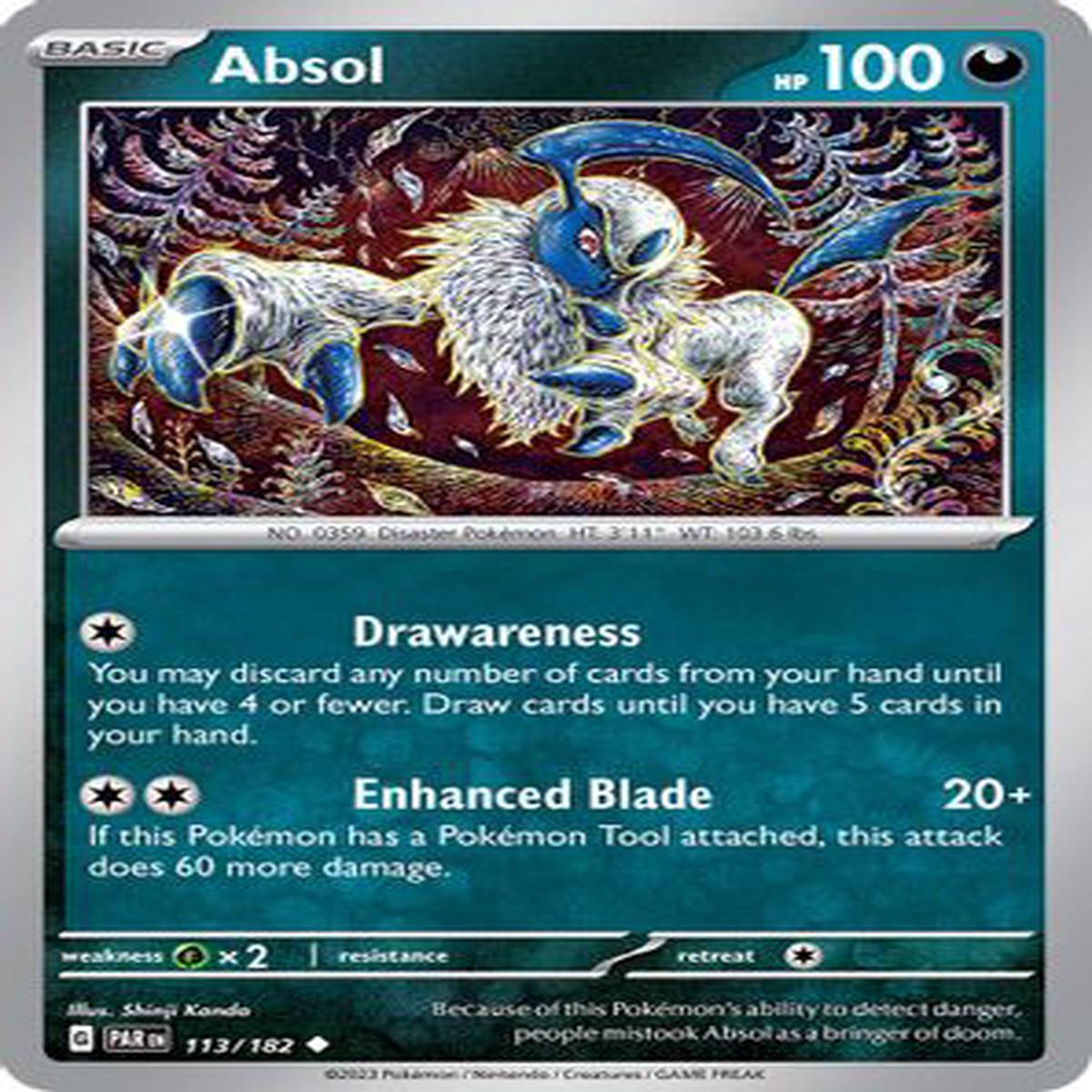 Absol 113/182 - Uncommon - Reverse Holo