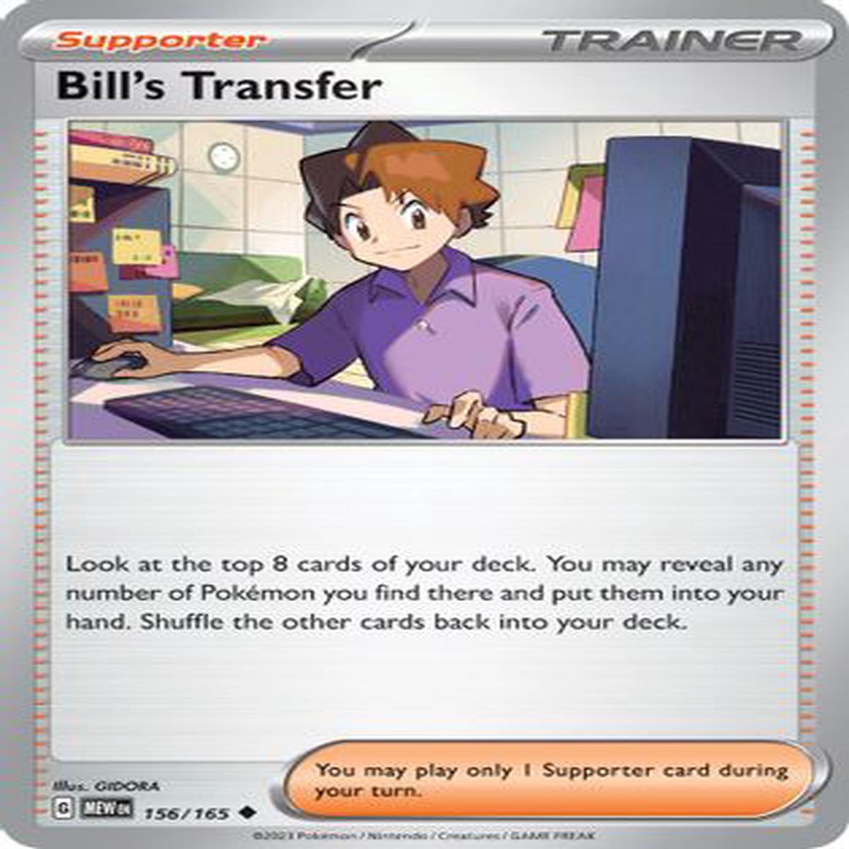 Bill's Transfer 156/165 - Uncommon