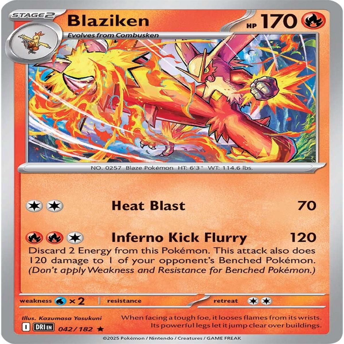 Blaziken 042/182 - Rare - Reverse Holo