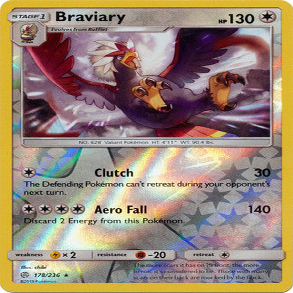 Braviary 178/236 - Holo Reverse