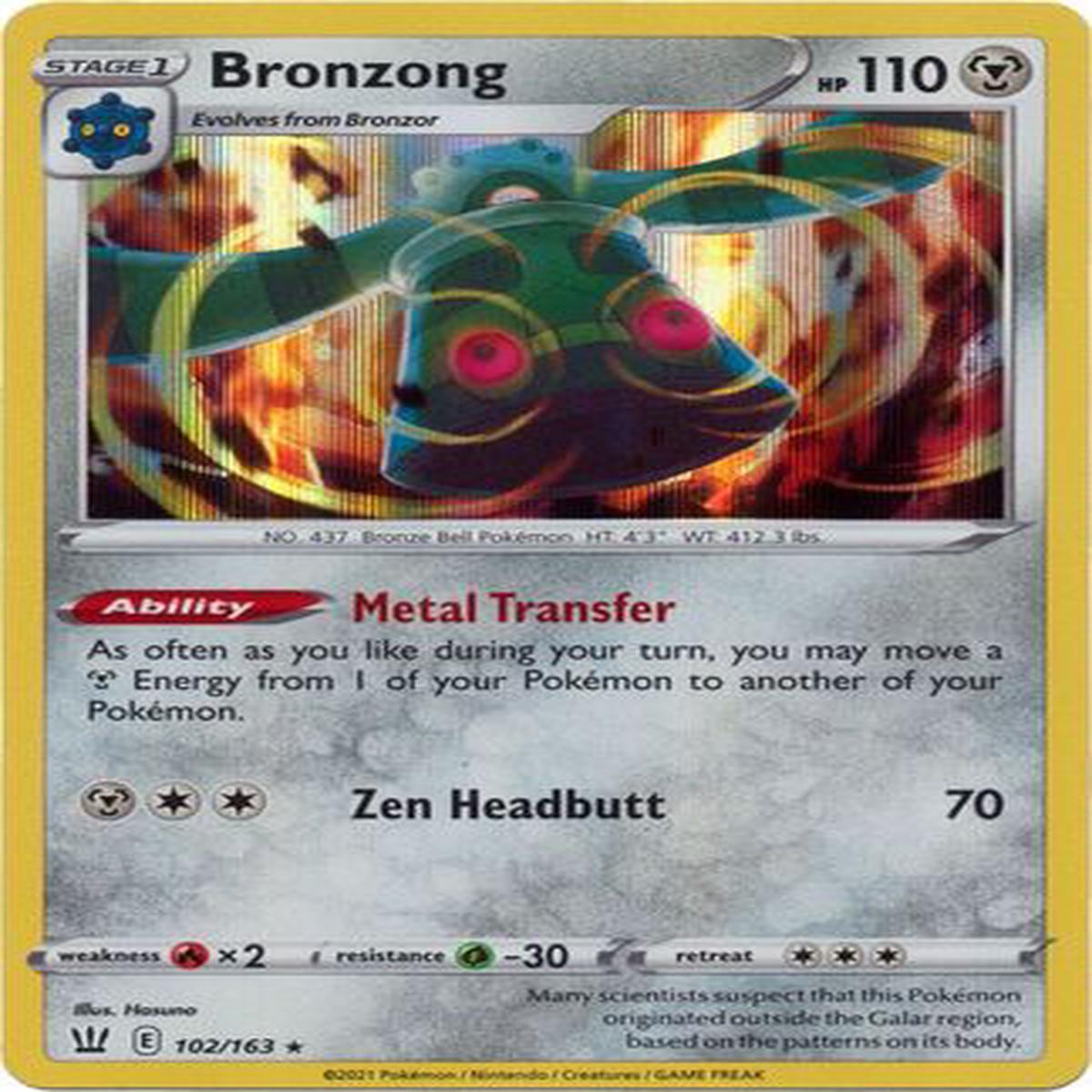 Bronzong 102/163-Holo