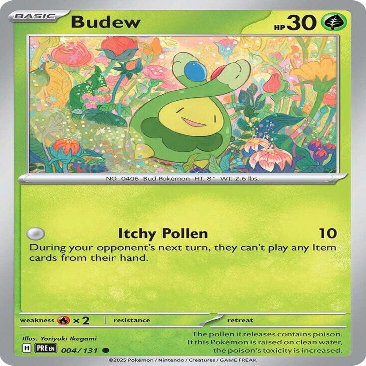 Budew 004/131 - Common - Reverse Holo