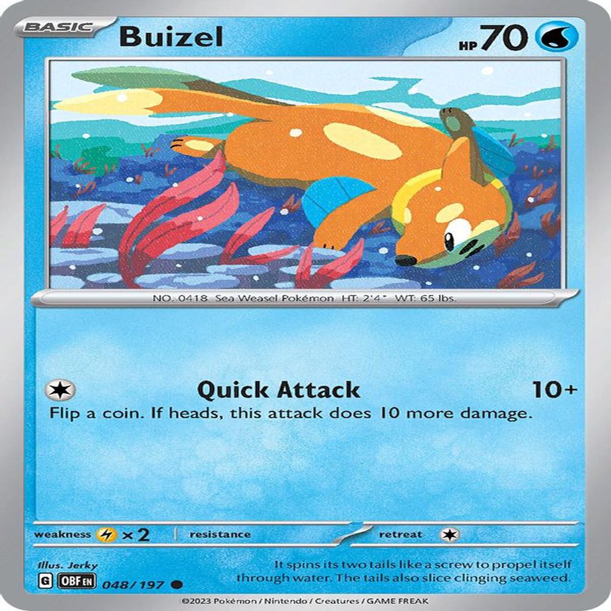 Buizel 048/197 - Common