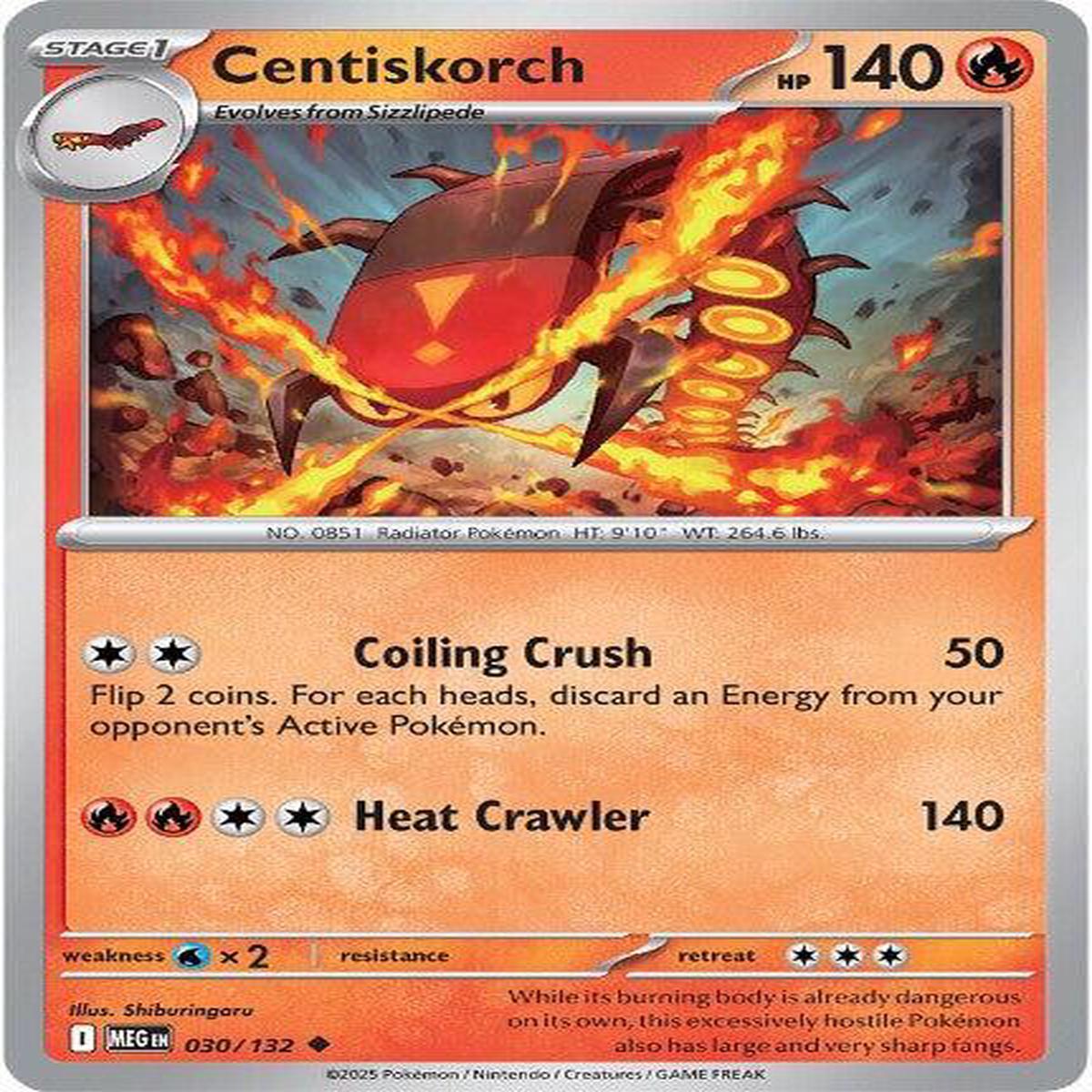 Centiskorch 030/132 - Uncommon