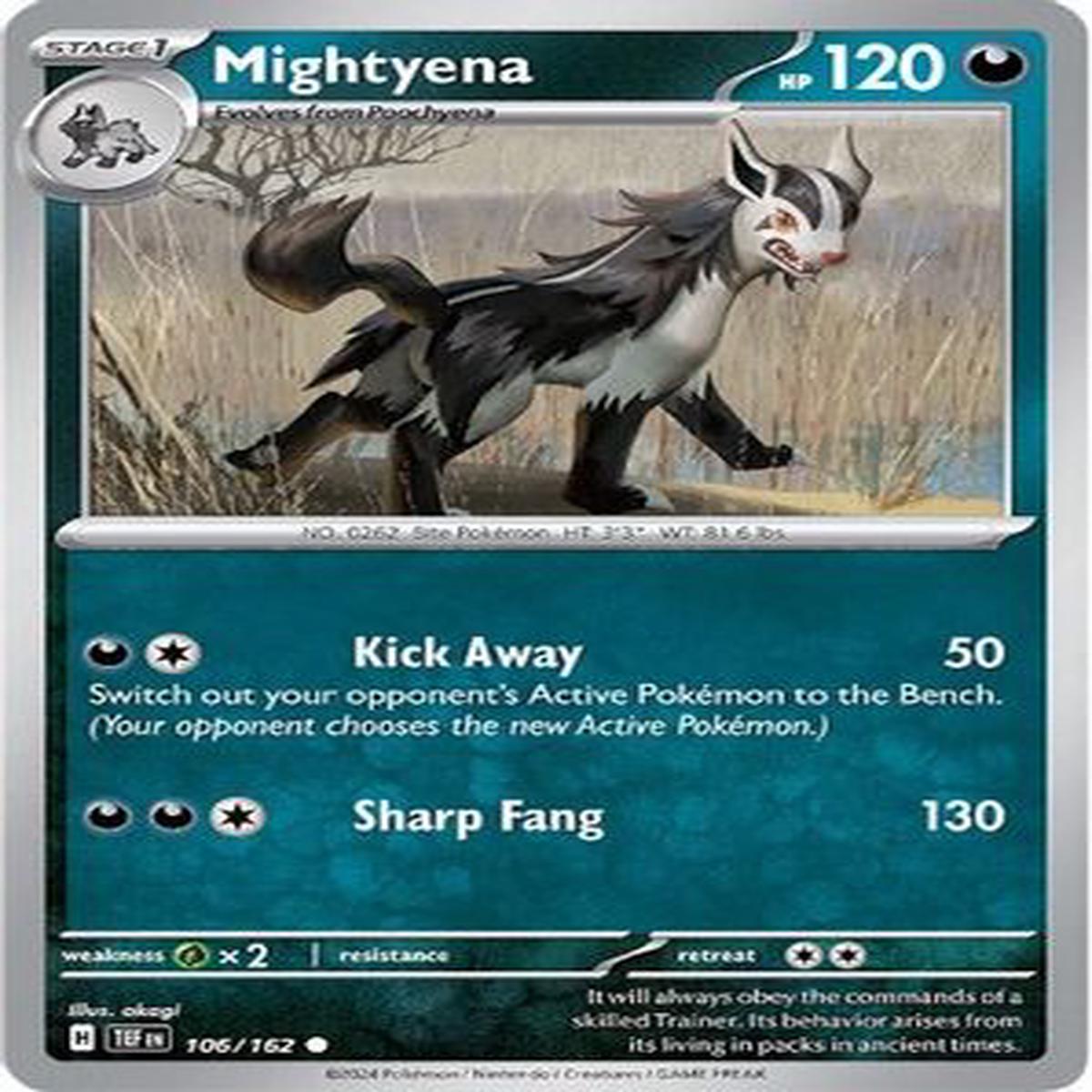 Mightyena 106/162 - Common
