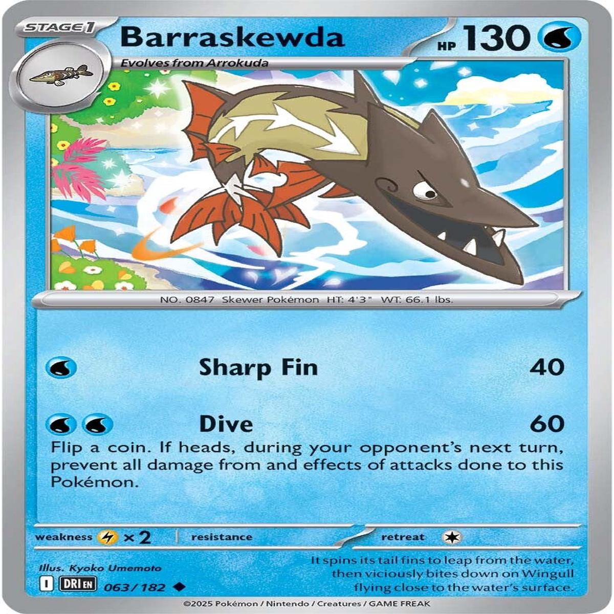 Barraskewda 063/182 - Uncommon