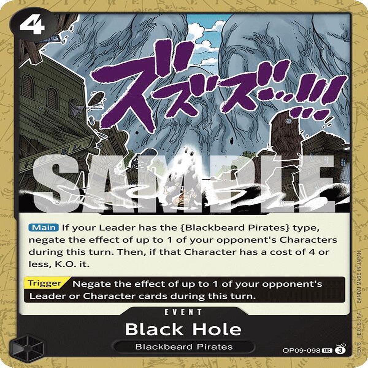 Black Hole - OP09-098 - Uncommon