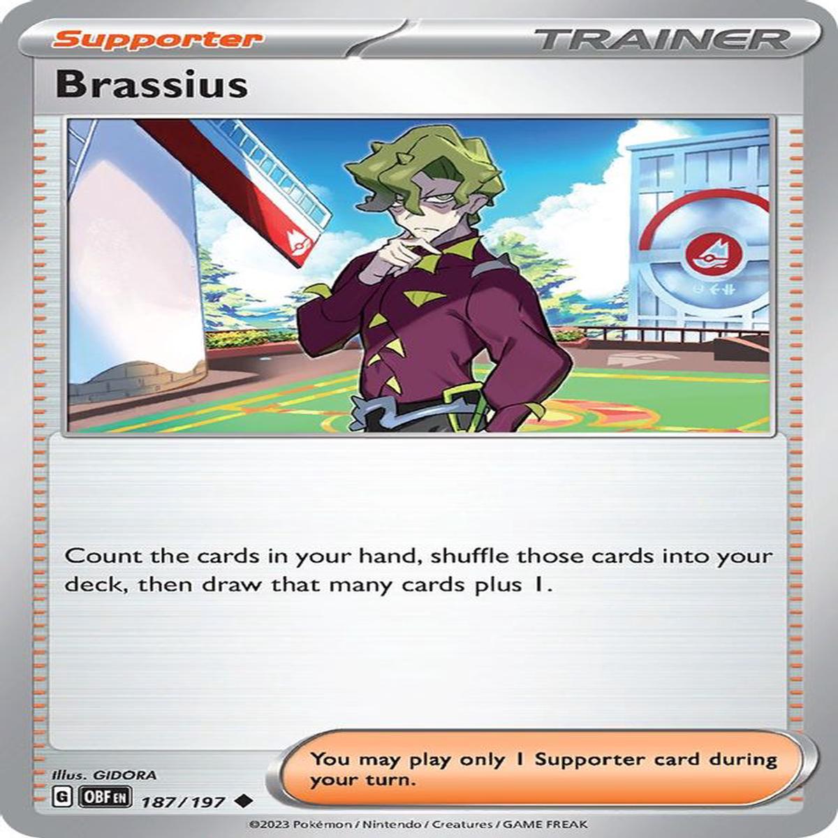Brassius 187/197 - Uncommon - Reverse Holo