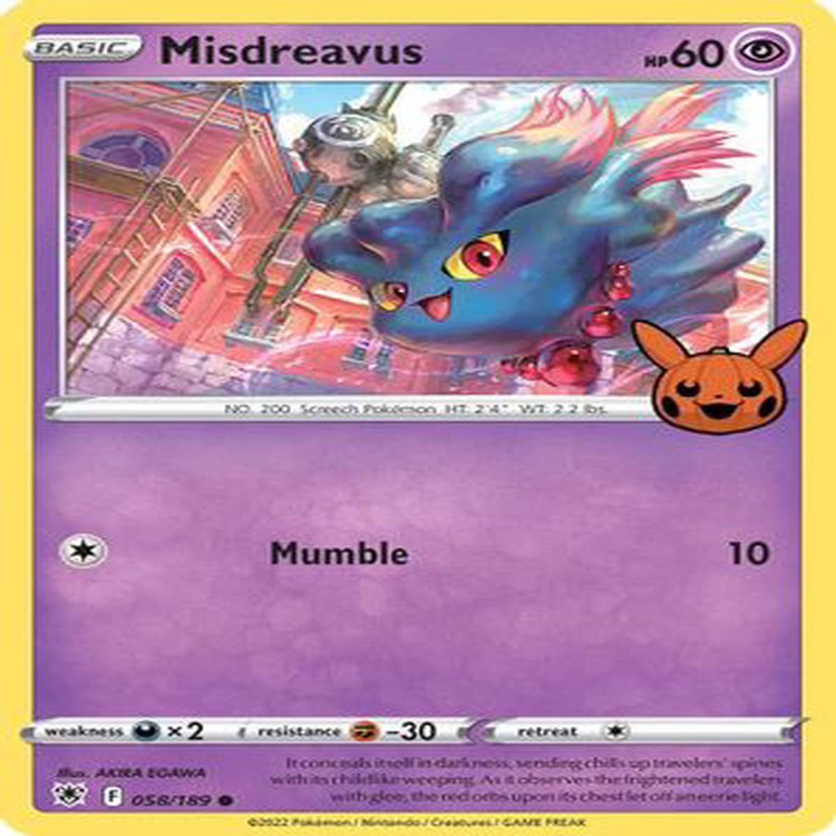 Misdreavus 58/189 (Trick or Trade)