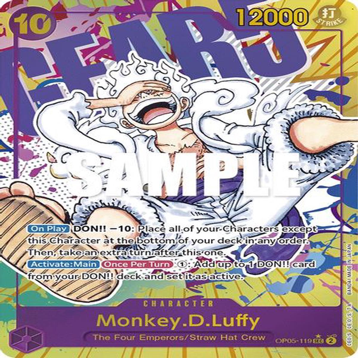 Monkey.D.Luffy (Alternate Art) OP05-119 - Secret Rare