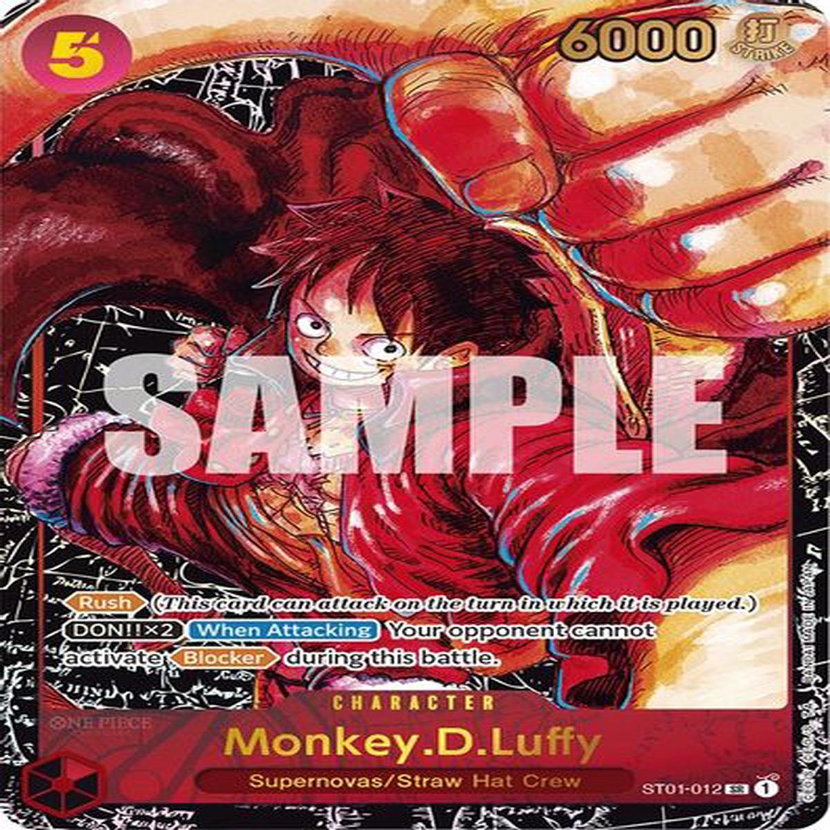 Monkey.D.Luffy (Alternate Art) ST01-012 - Super Rare
