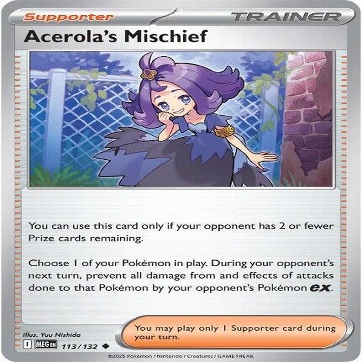 Acerola's Mischief 113/132 - Uncommon - Reverse Holo