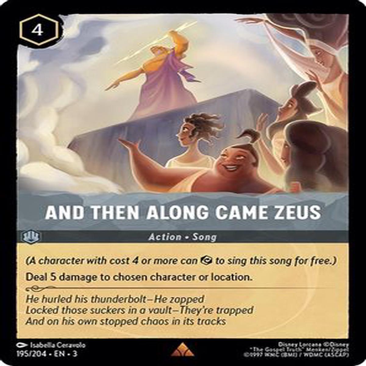 And Then Along Came Zeus 195/204 - Rare