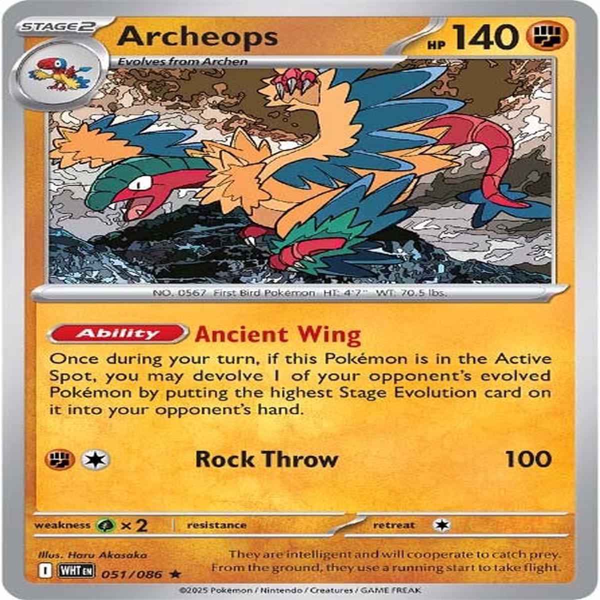 Archeops 051/086 - Rare - Holo