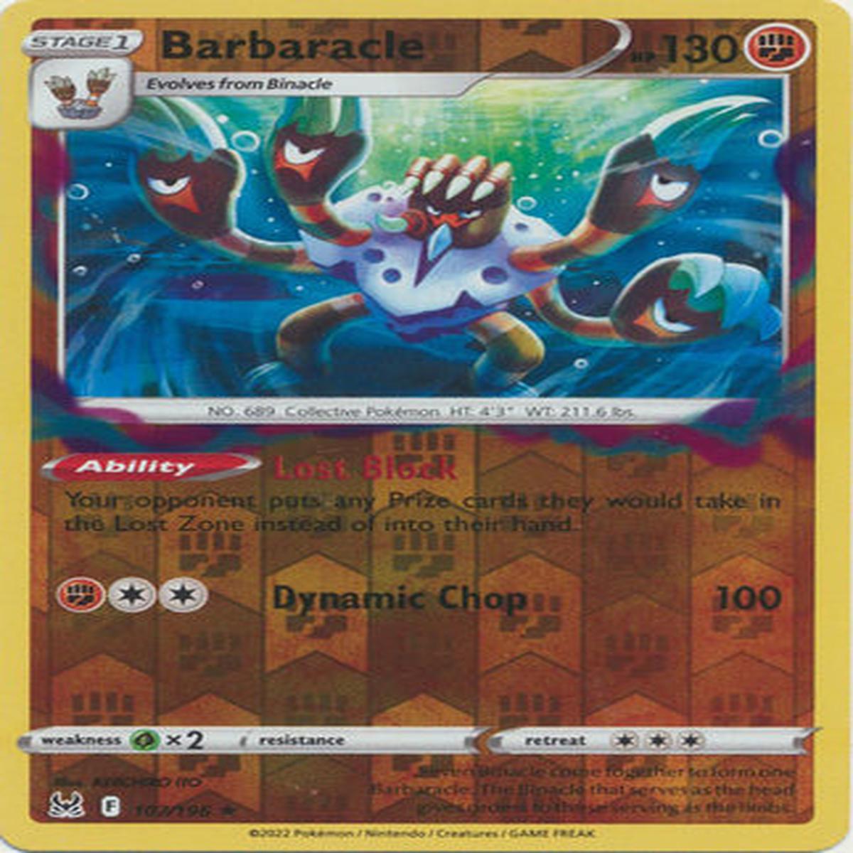 Barbaracle 107/196 Reverse Holo