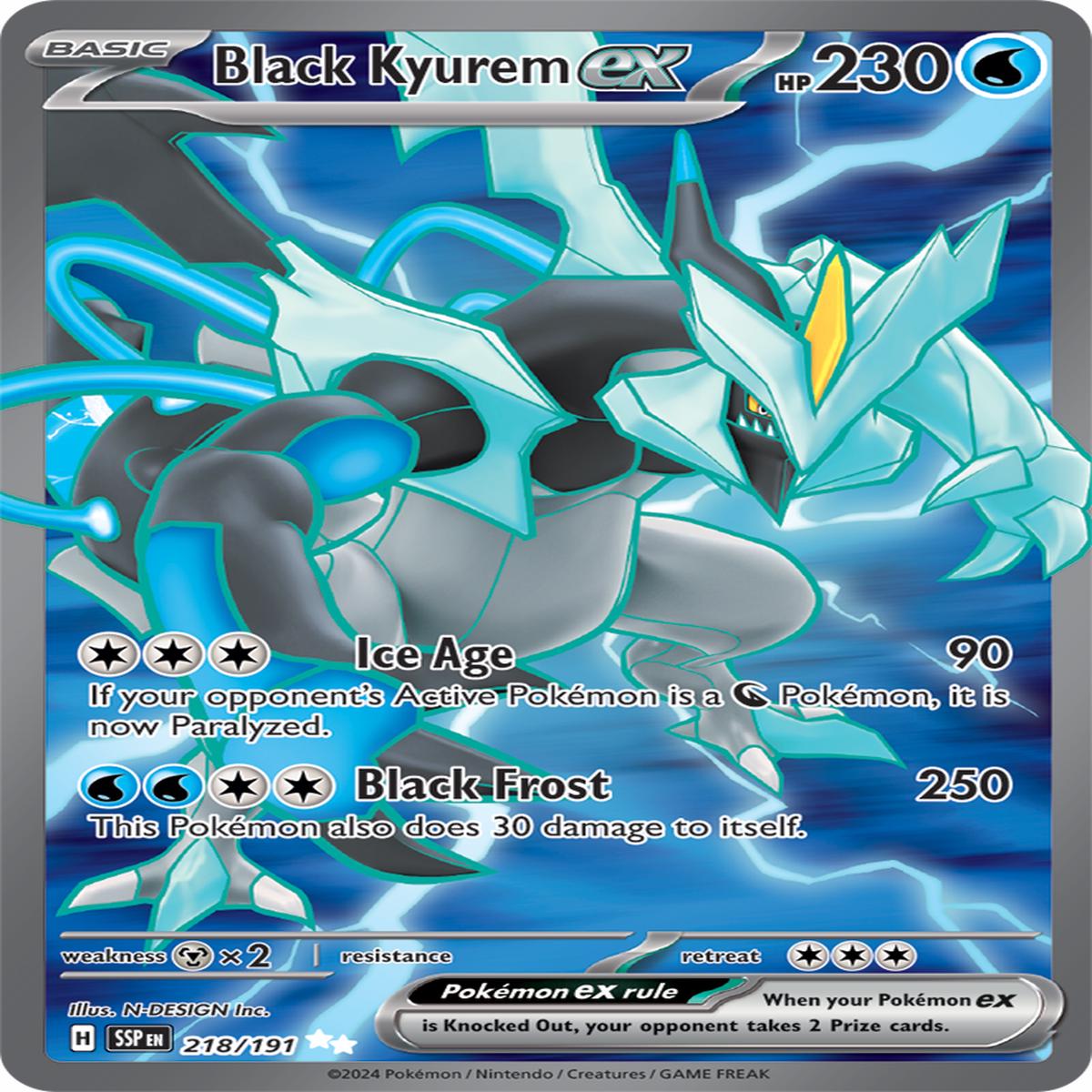 Black Kyurem ex 218/191 - Ultra Rare (ESPAOL)