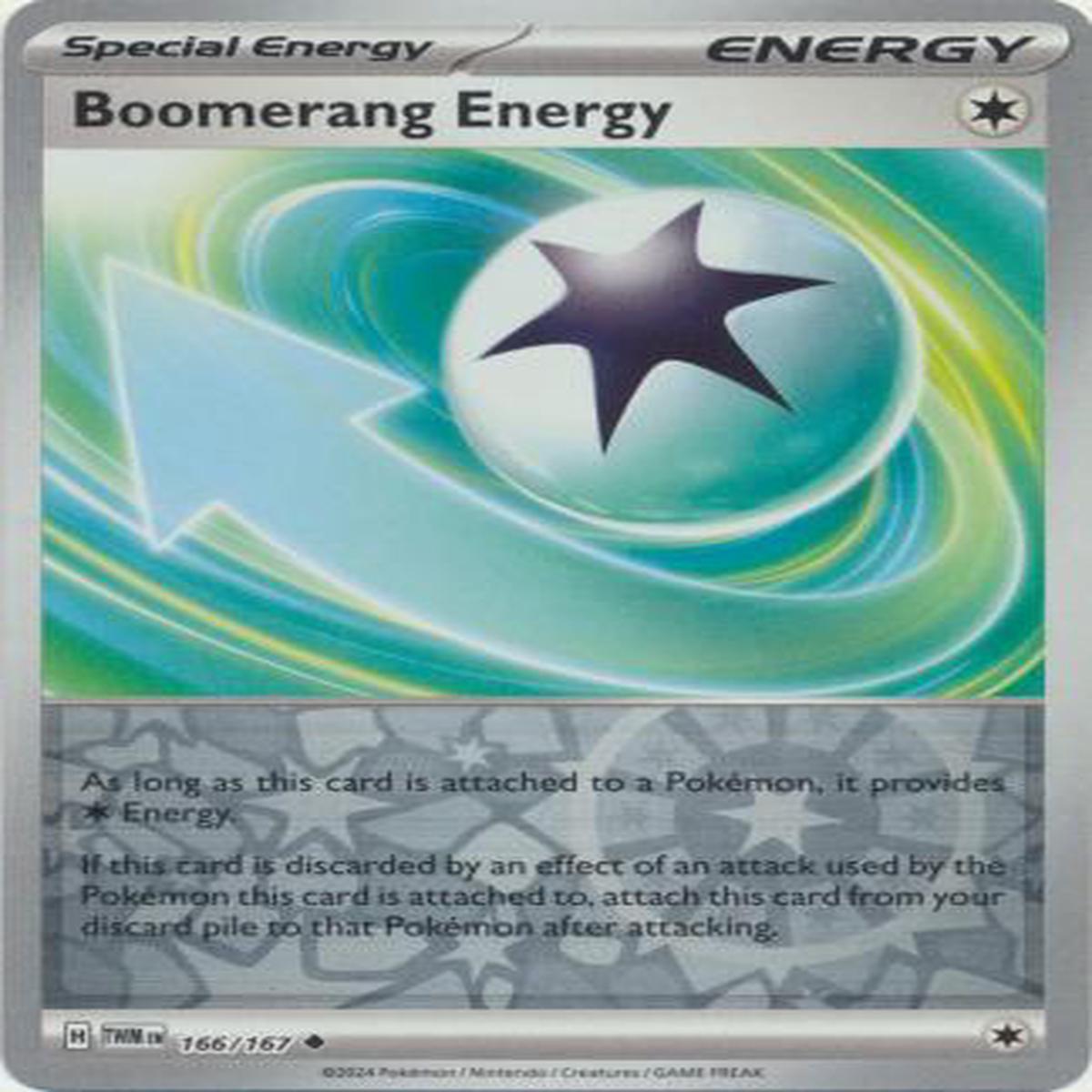Boomerang Energy 166/167 - Uncommon - Reverse Holo (espaol)