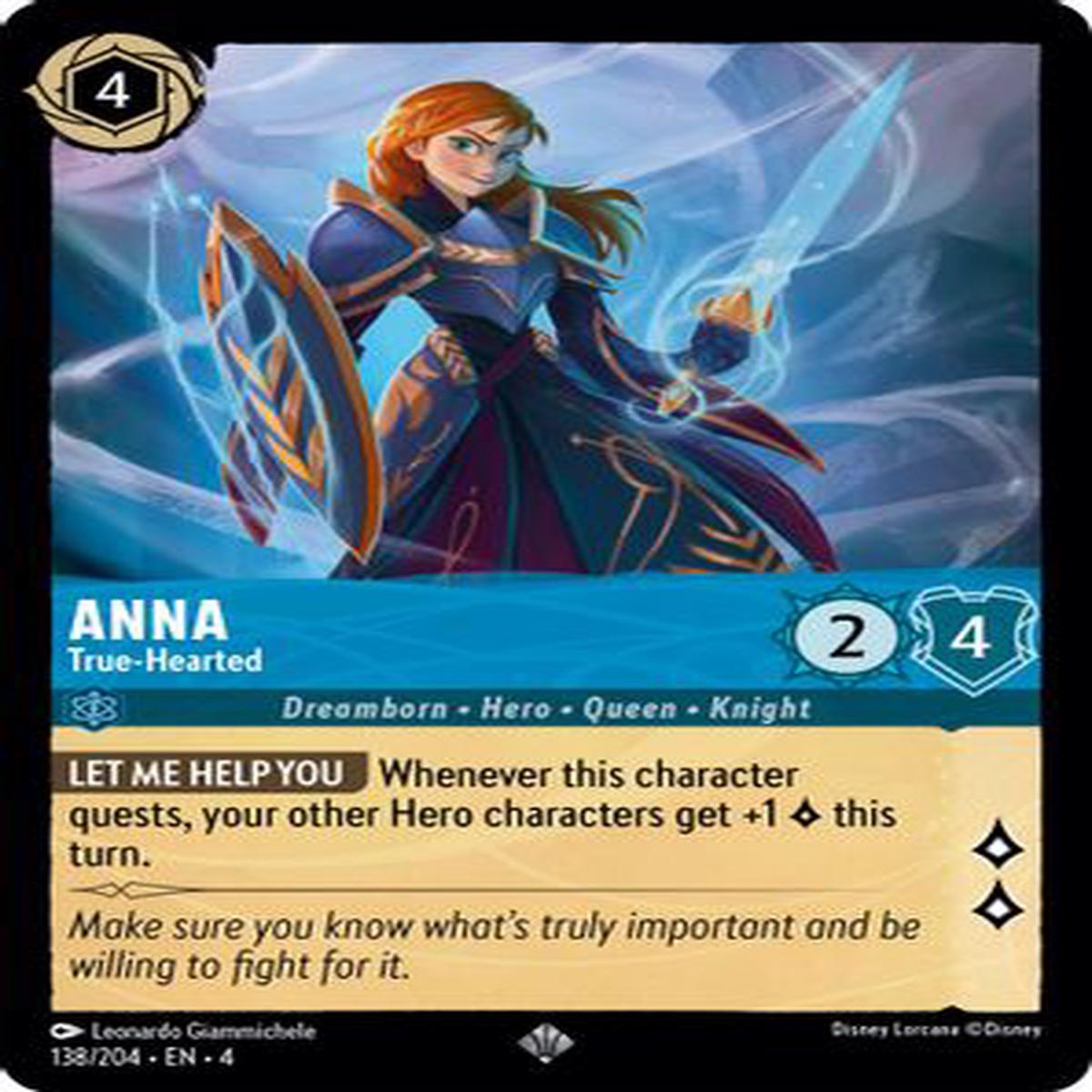 Anna - True-Hearted 138/204 - Super Rare