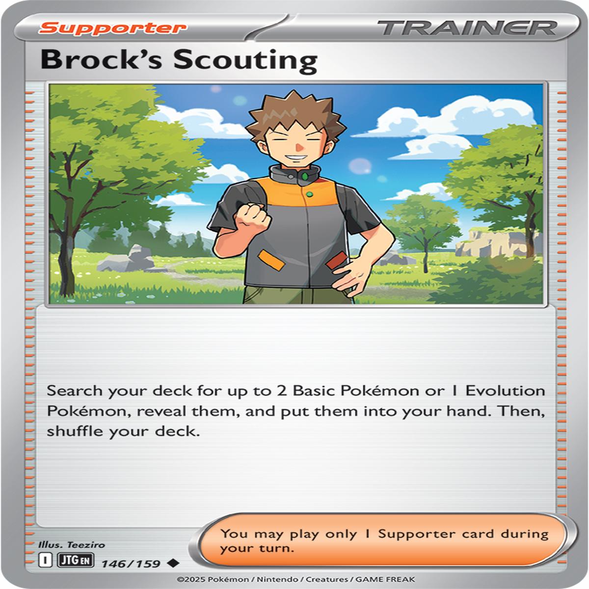 Brock's Scouting 146/159 - Uncommon - Reverse Holo