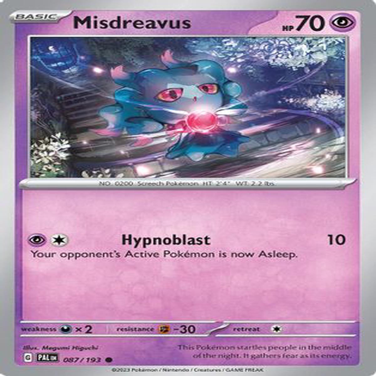 Misdreavus - 087/193 (Reverse Holo)