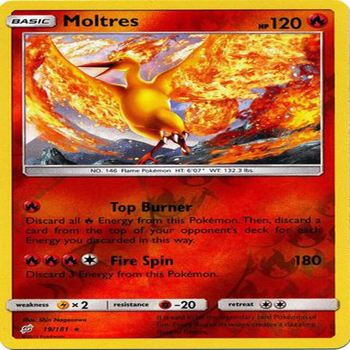 Moltres 19/181 - Reverse Holo